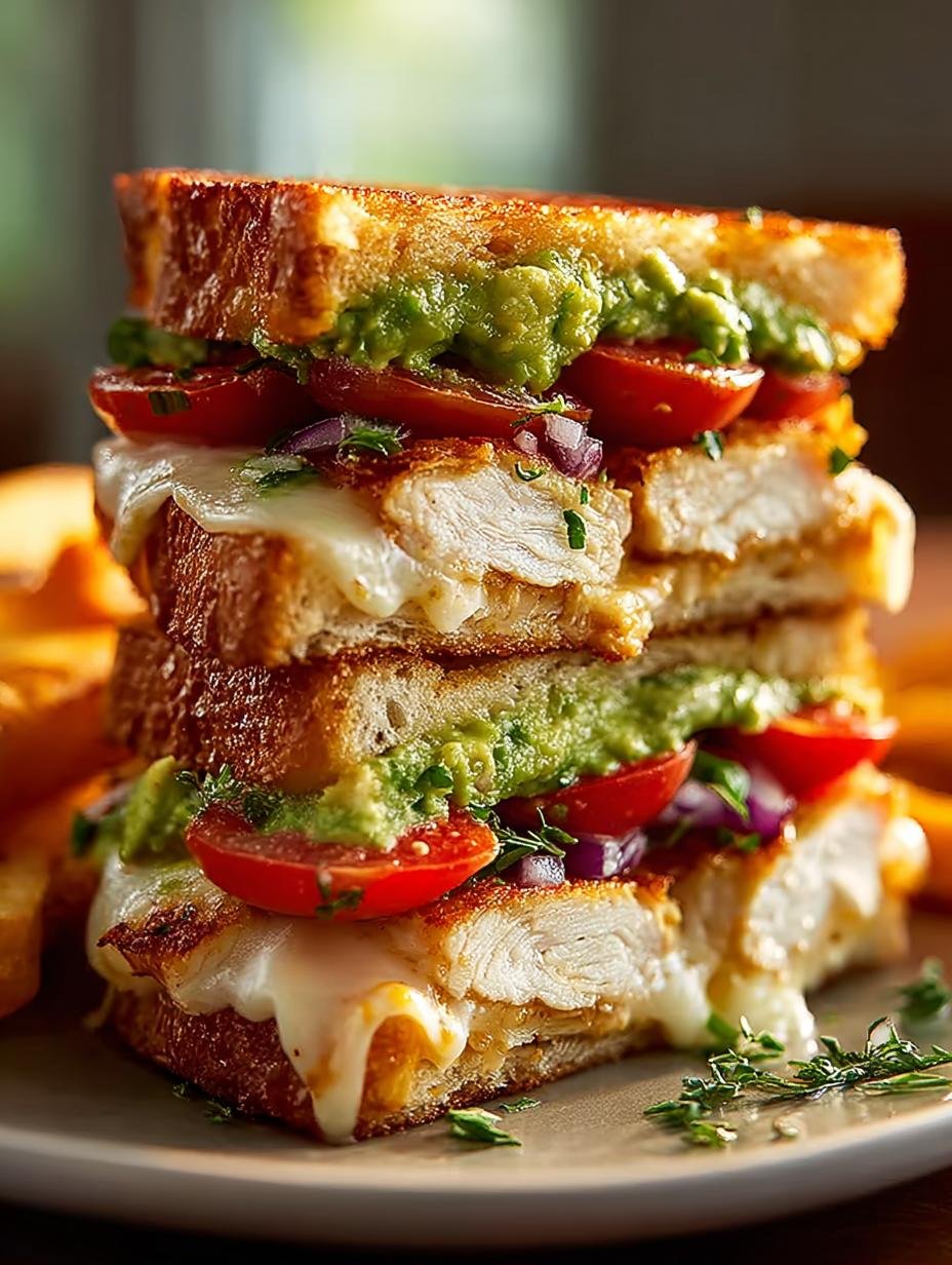 Delicious Chicken Avocado Melt Sandwich You’ll Love - Chicken Avocado Melt Sandwich - additional detail