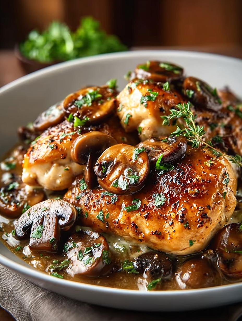 Chicken Marsala with Mushrooms