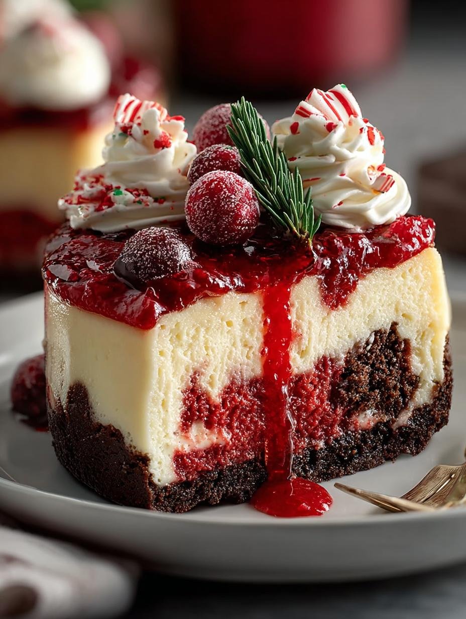 Best Christmas Red Velvet Cheesecake Delight - Christmas Red Velvet Cheesecake - additional detail
