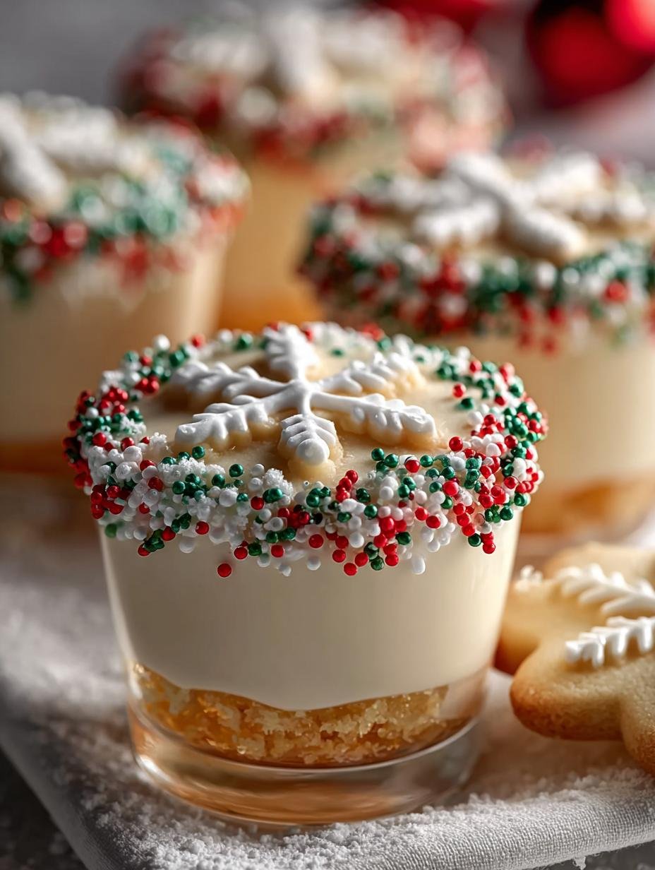 Christmas Sugar Cookie Shots