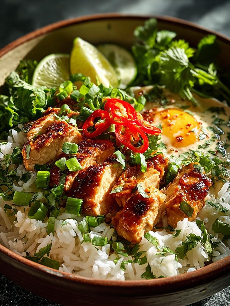 Coconut Chicken Rice Bowl: 5 Steps to Tropical Bliss - Coconut Chicken Rice Bowl - main visual representation