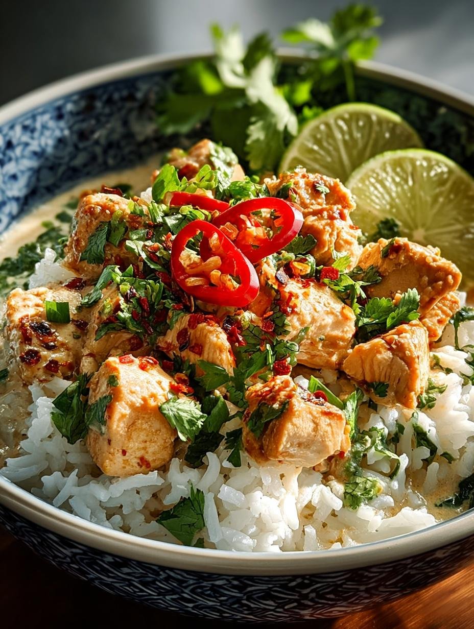 Coconut Chicken Rice Bowl