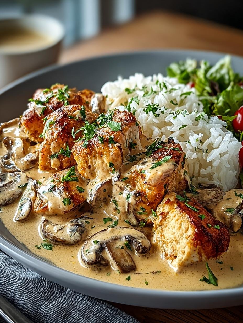 Comforting Creamy Smothered Chicken: A Hearty Delight - Comforting Creamy Smothered Chicken - additional detail