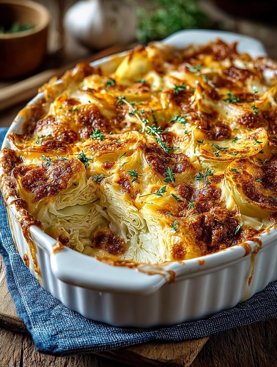 Cozy Cabbage Casserole Cheddar: 6 Deliciously Warm Layers - Cozy Cabbage Casserole Cheddar - main visual representation