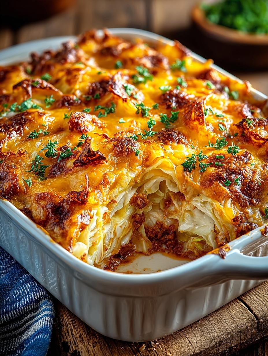 Cozy Cabbage Casserole Cheddar: 6 Deliciously Warm Layers - Cozy Cabbage Casserole Cheddar - additional detail