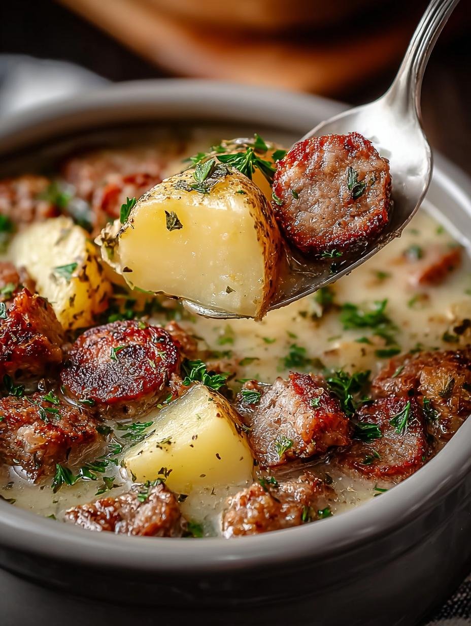 Cozy Crockpot Sausage Potato