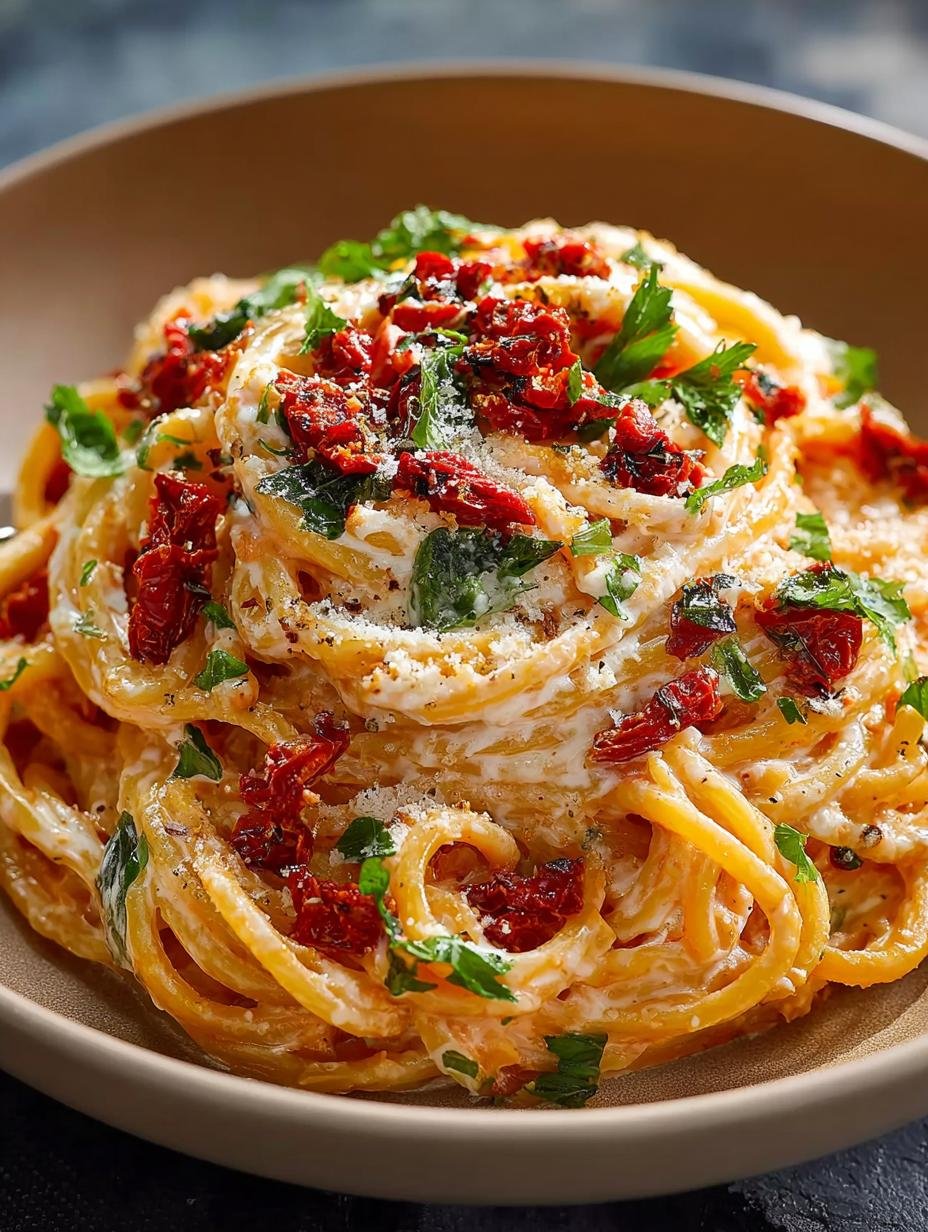 Creamy Sun Dried Tomato Pasta: 7 Reasons to Love It - Creamy Sun Dried Tomato - additional detail