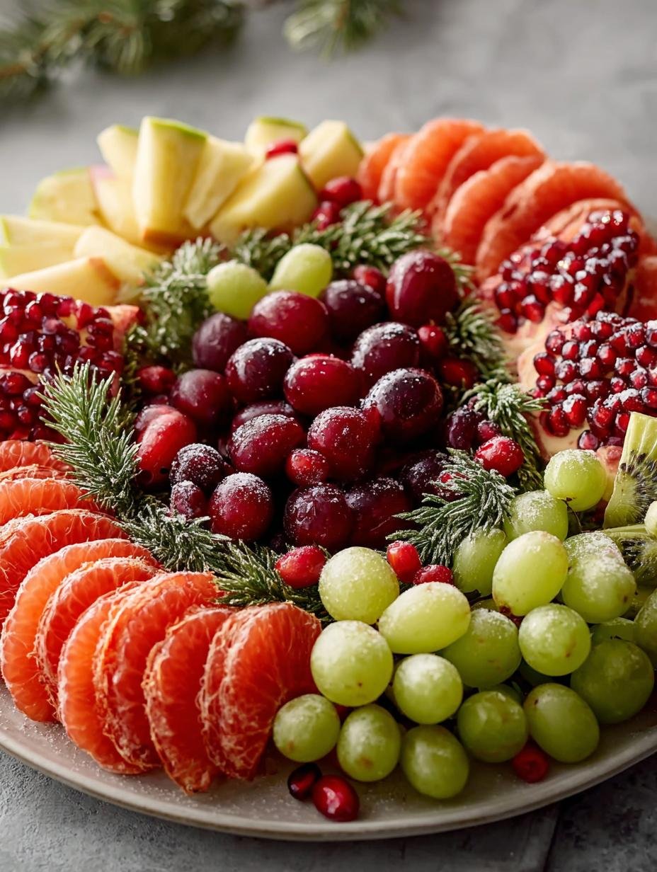 Festive Christmas Fruit Platter