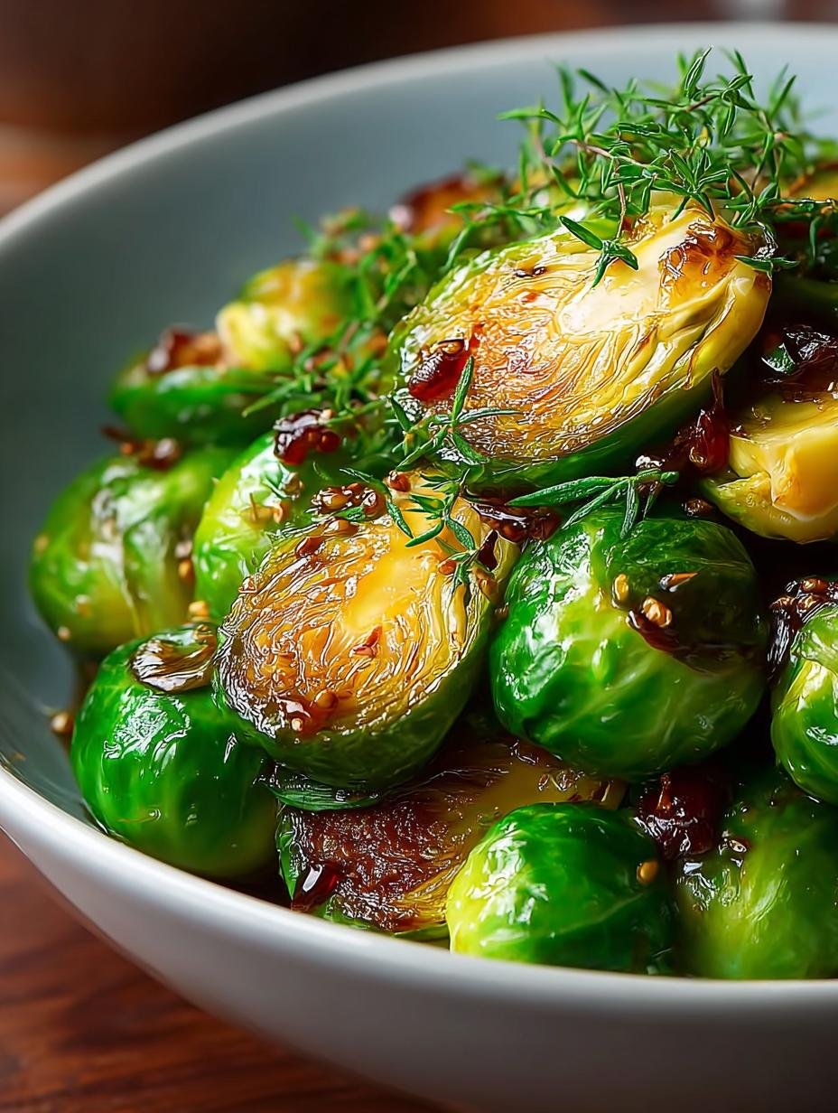 Honey Balsamic Brussels Sprouts: 7 Reasons to Love Them - Honey Balsamic Brussels Sprouts - additional detail