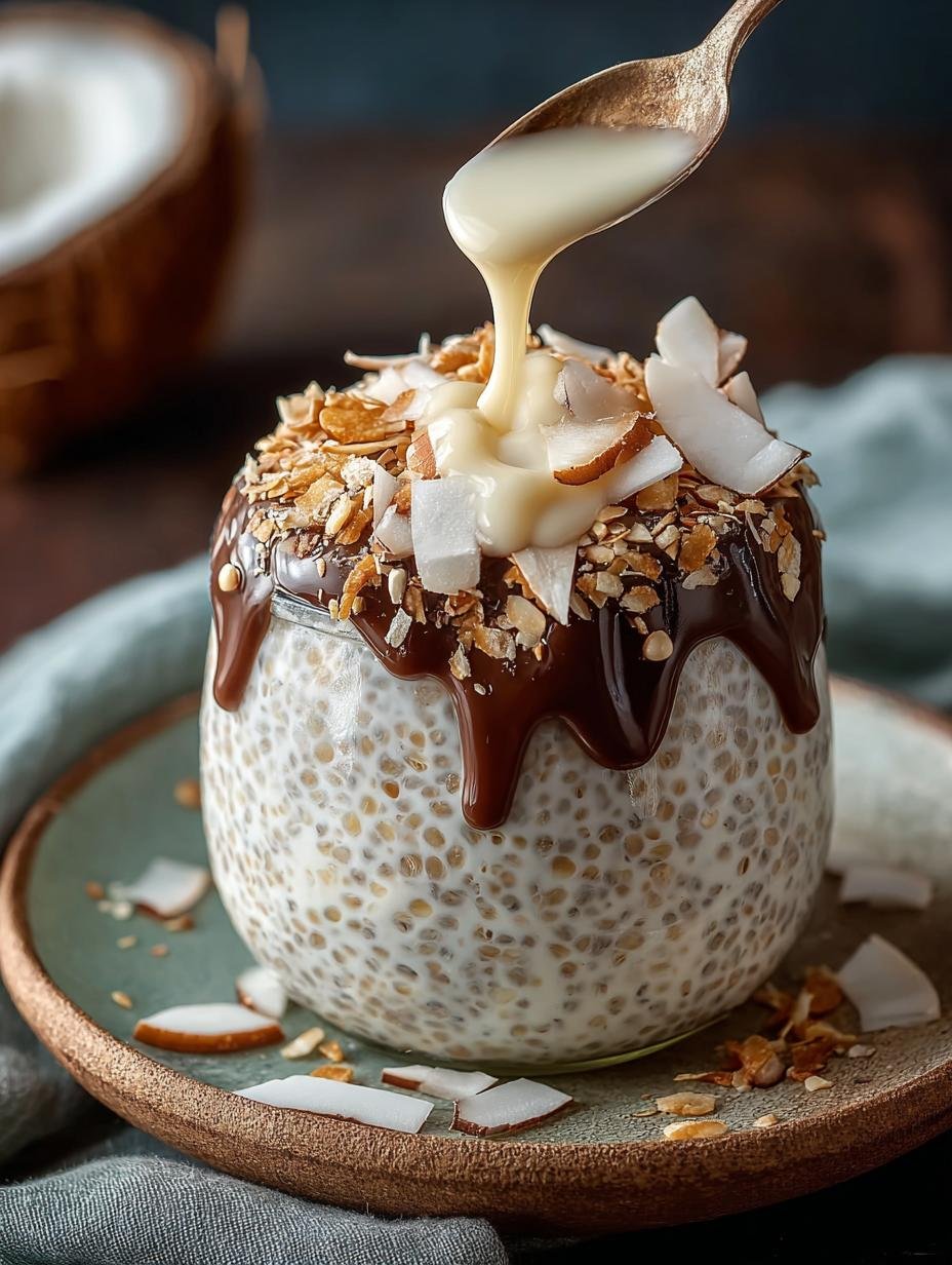 Indulge Creamy Coconut Overnight Oats for Breakfast - Indulge Creamy Coconut Overnight - main visual representation