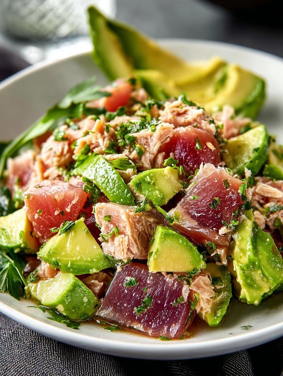 Irresistible Avocado Tuna Salad: 7 Reasons to Love It - Irresistible Avocado Tuna Salad - additional detail