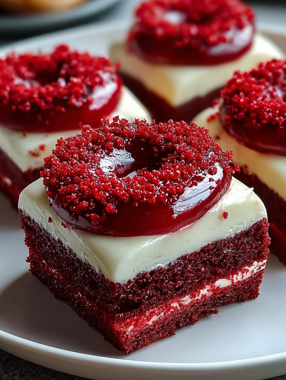 Irresistible Baked Red Velvet Donuts for Everyone - Irresistible Baked Red Velvet - main visual representation