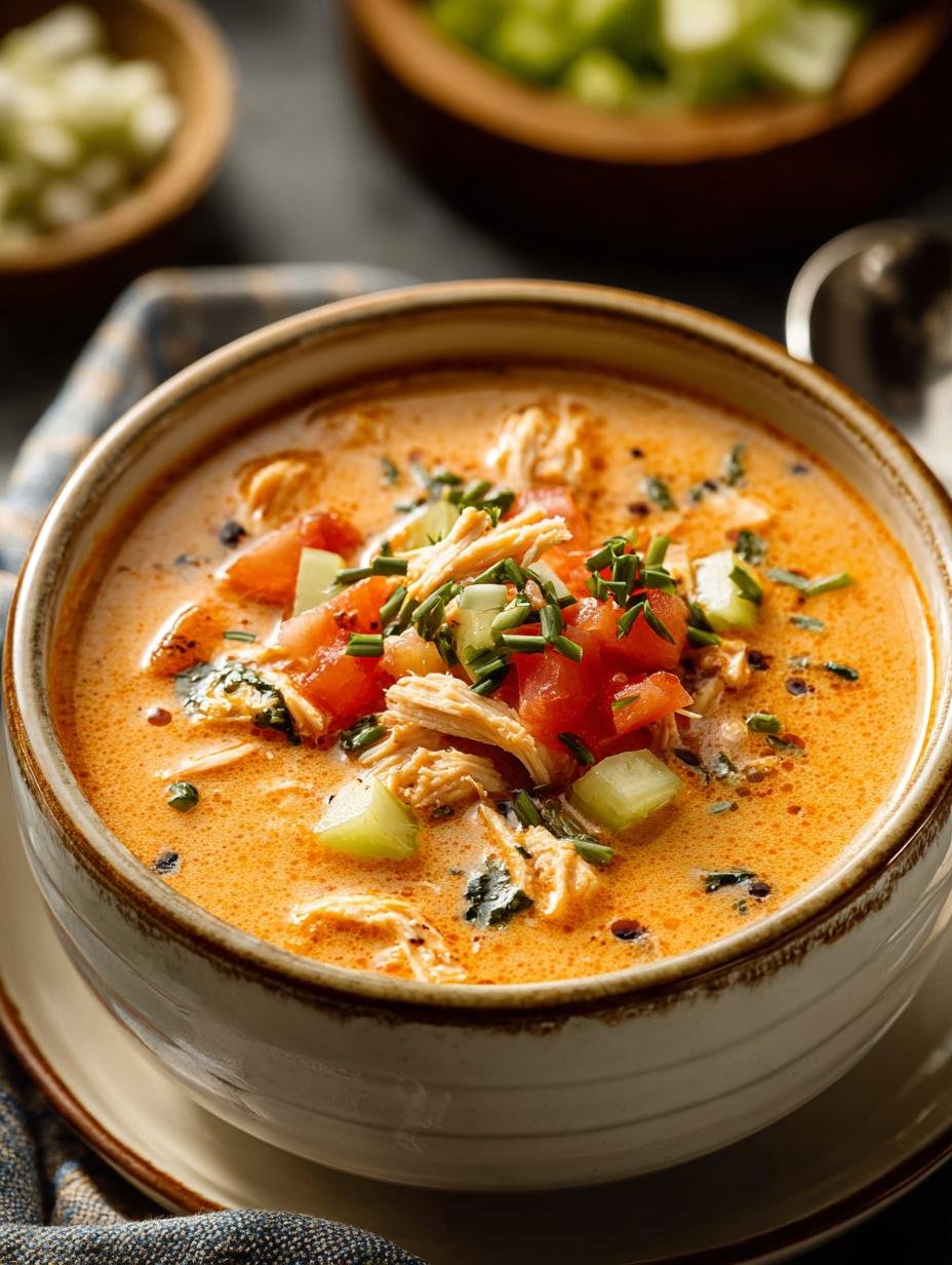 Irresistible Buffalo Chicken Soup