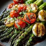 Irresistible Caprese Roasted Asparagus
