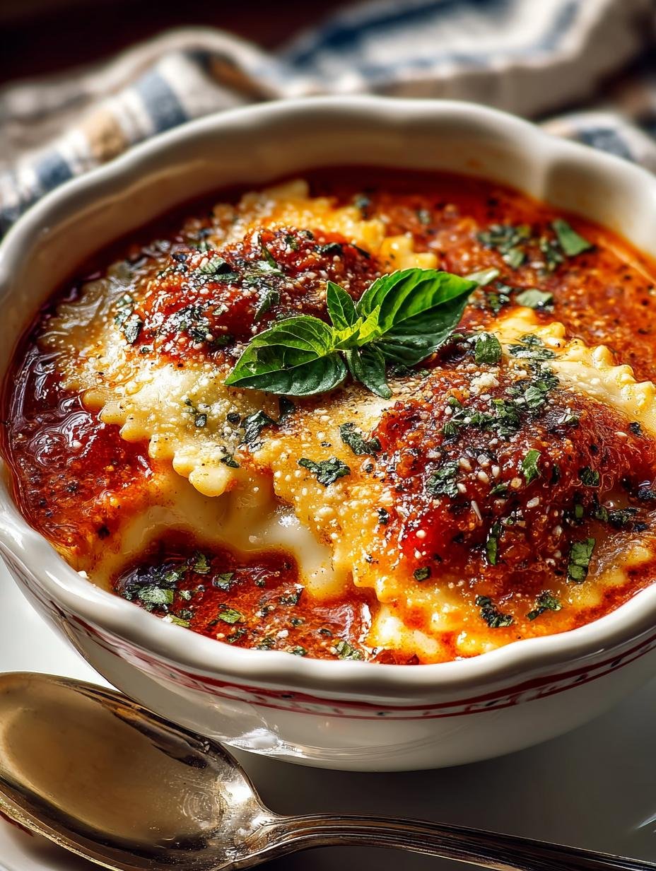 Irresistible Cheesy Lasagna Soup