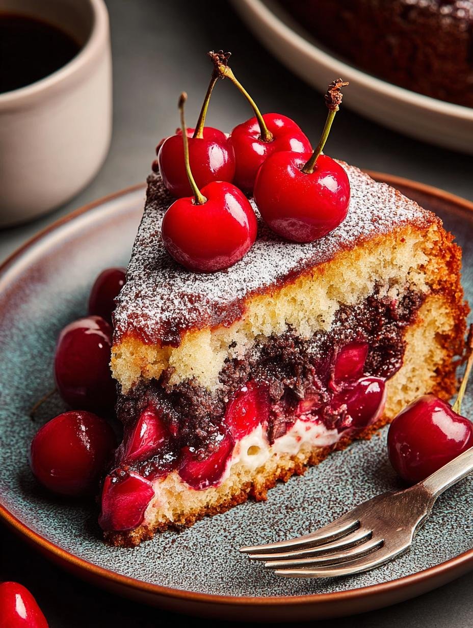 Irresistible Cherry Chip Cake