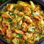 Irresistible Chicken Cabbage Skillet