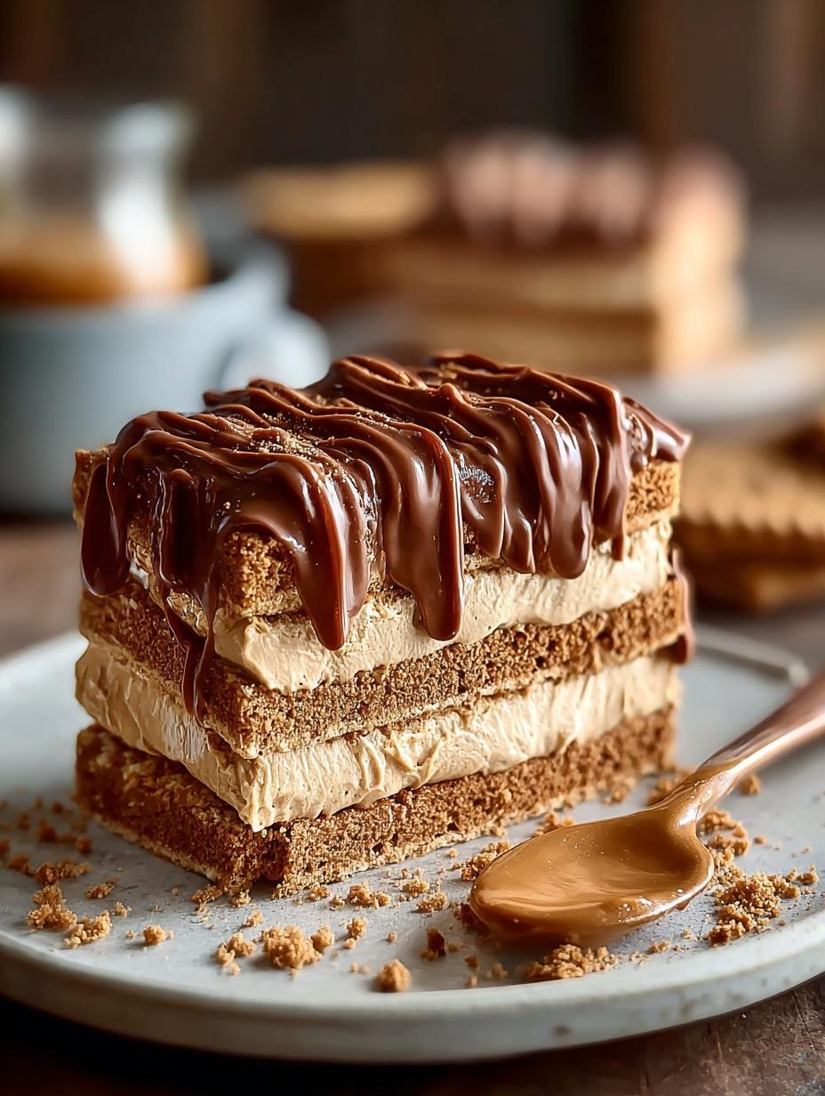 Irresistible Cookie Butter Icebox Cake Recipe to Love - Irresistible Cookie Butter Icebox - main visual representation