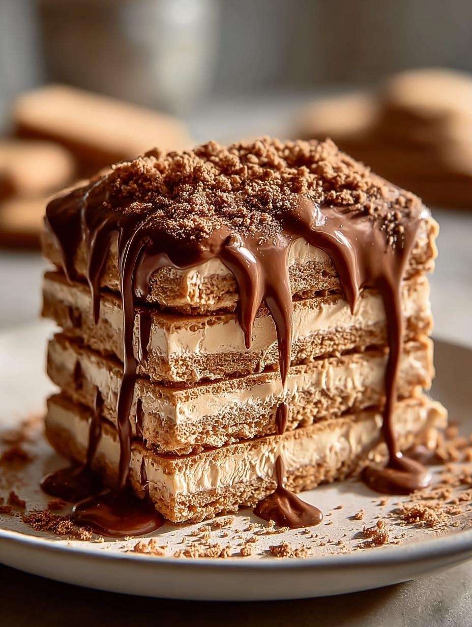 Irresistible Cookie Butter Icebox Cake Recipe to Love - Irresistible Cookie Butter Icebox - additional detail