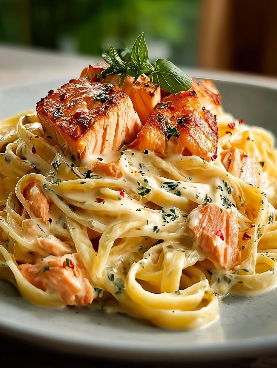 Irresistible Creamy Salmon Pasta: A Delightful Dish - Irresistible Creamy Salmon Pasta - main visual representation