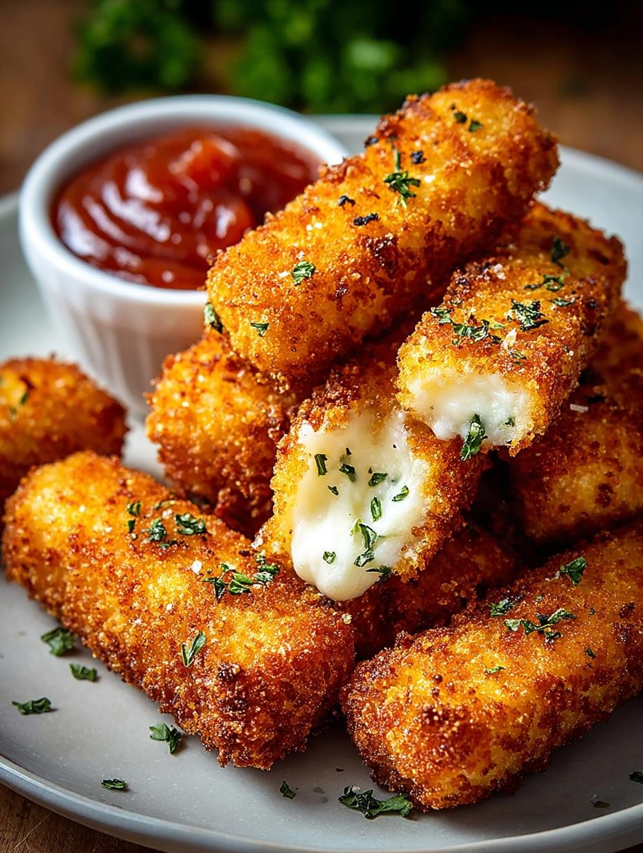 Irresistible Fried Mozzarella Sticks: 6 Simple Steps to Enjoy - Irresistible Fried Mozzarella Sticks - main visual representation