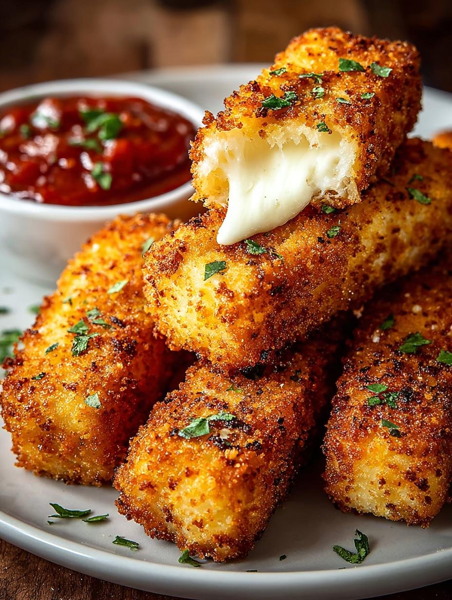 Irresistible Fried Mozzarella Sticks