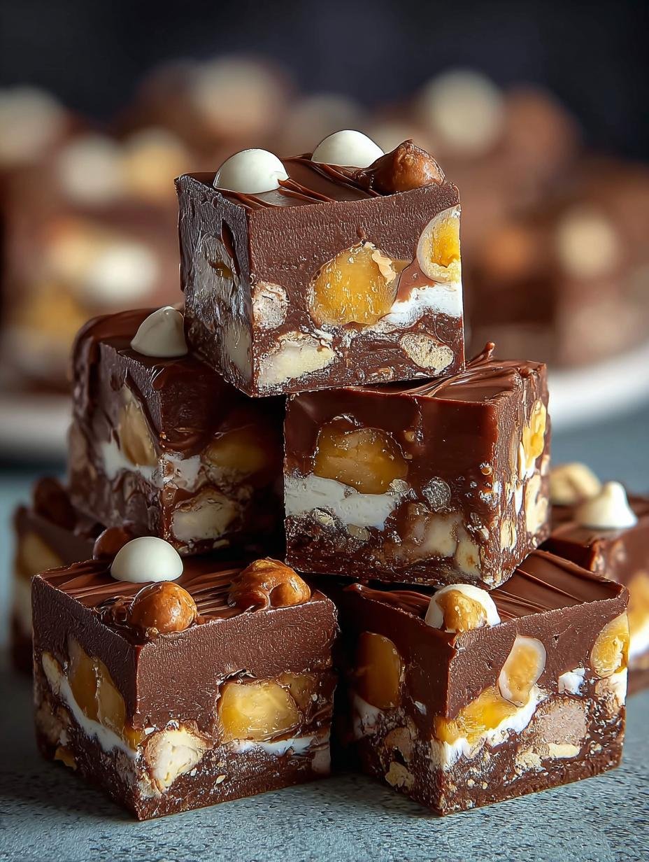 Irresistible Rocky Road Fudge