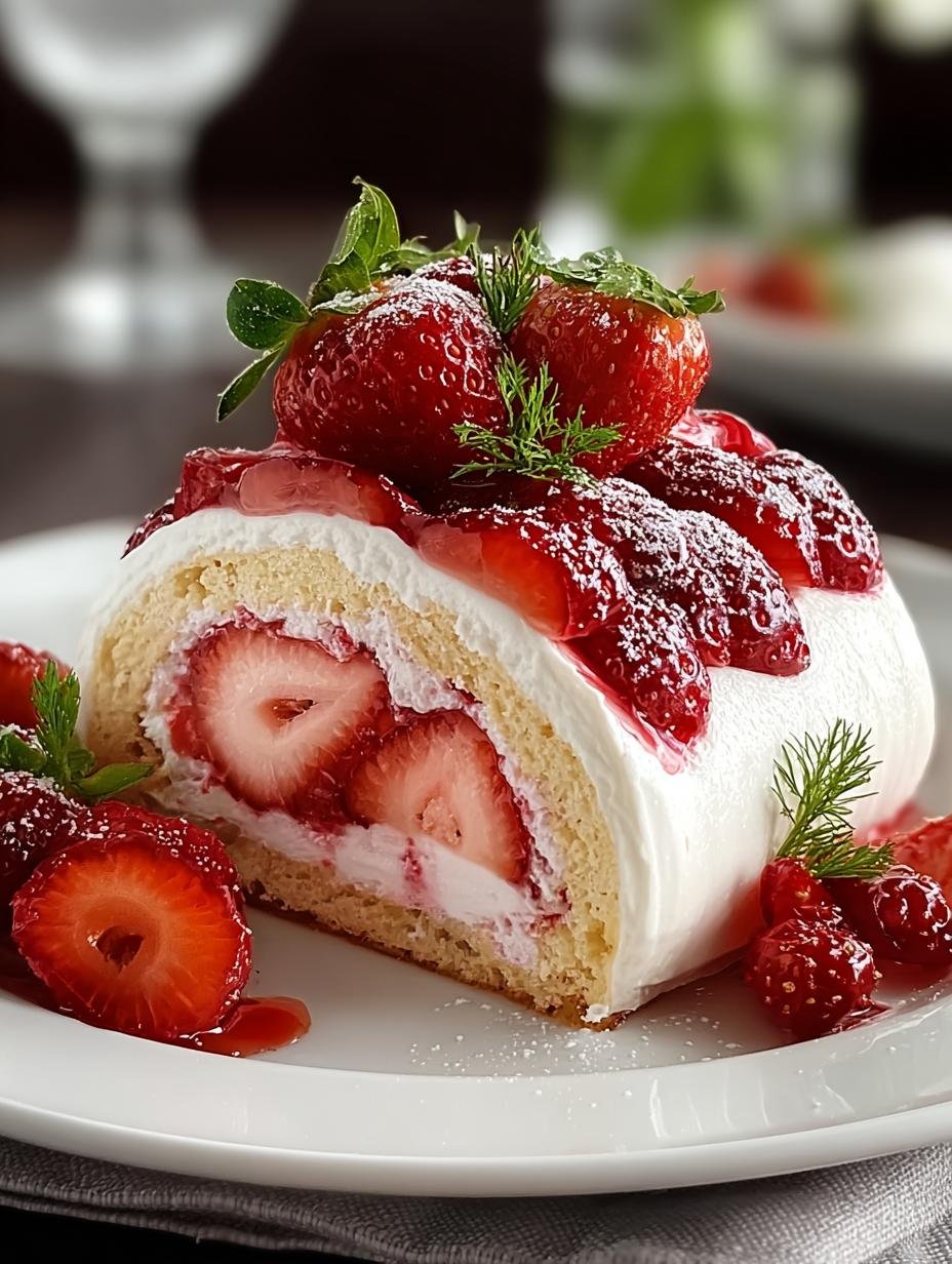 Irresistible Strawberries Cream Swiss Delight - Irresistible Strawberries Cream Swiss - additional detail
