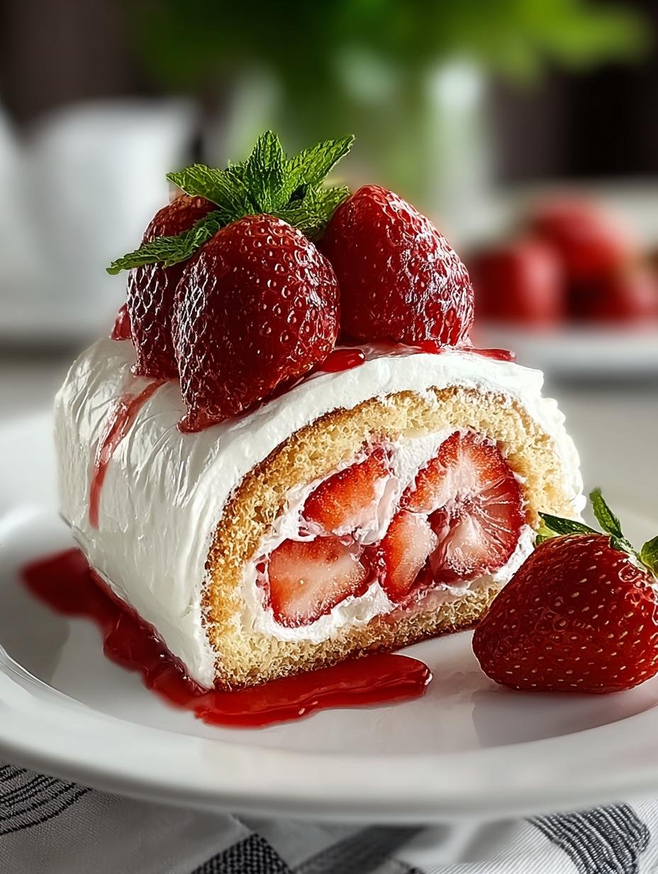 Irresistible Strawberries Cream Swiss