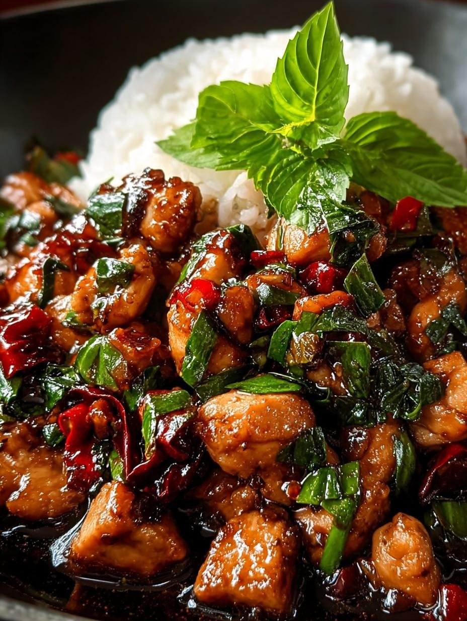 Irresistible Thai Basil Chicken