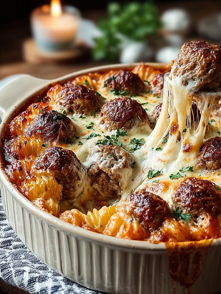 Magical Dump Bake Meatball