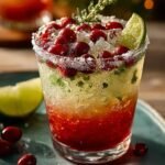 Mistletoe Margarita Mocktail Holiday