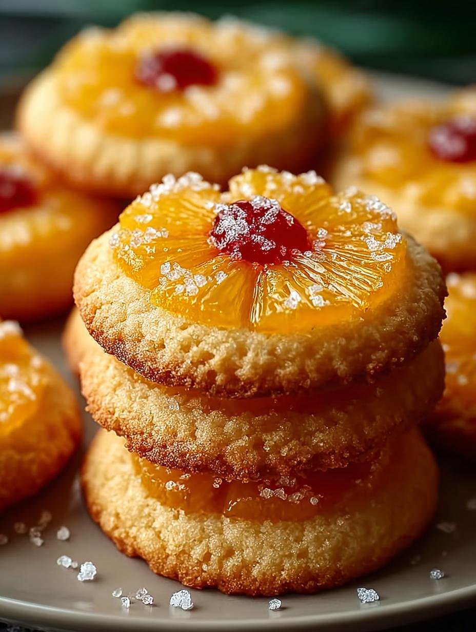 Delicious Pineapple Upside Sugar Cookies to Try Today - Pineapple Upside Sugar Cookies - additional detail