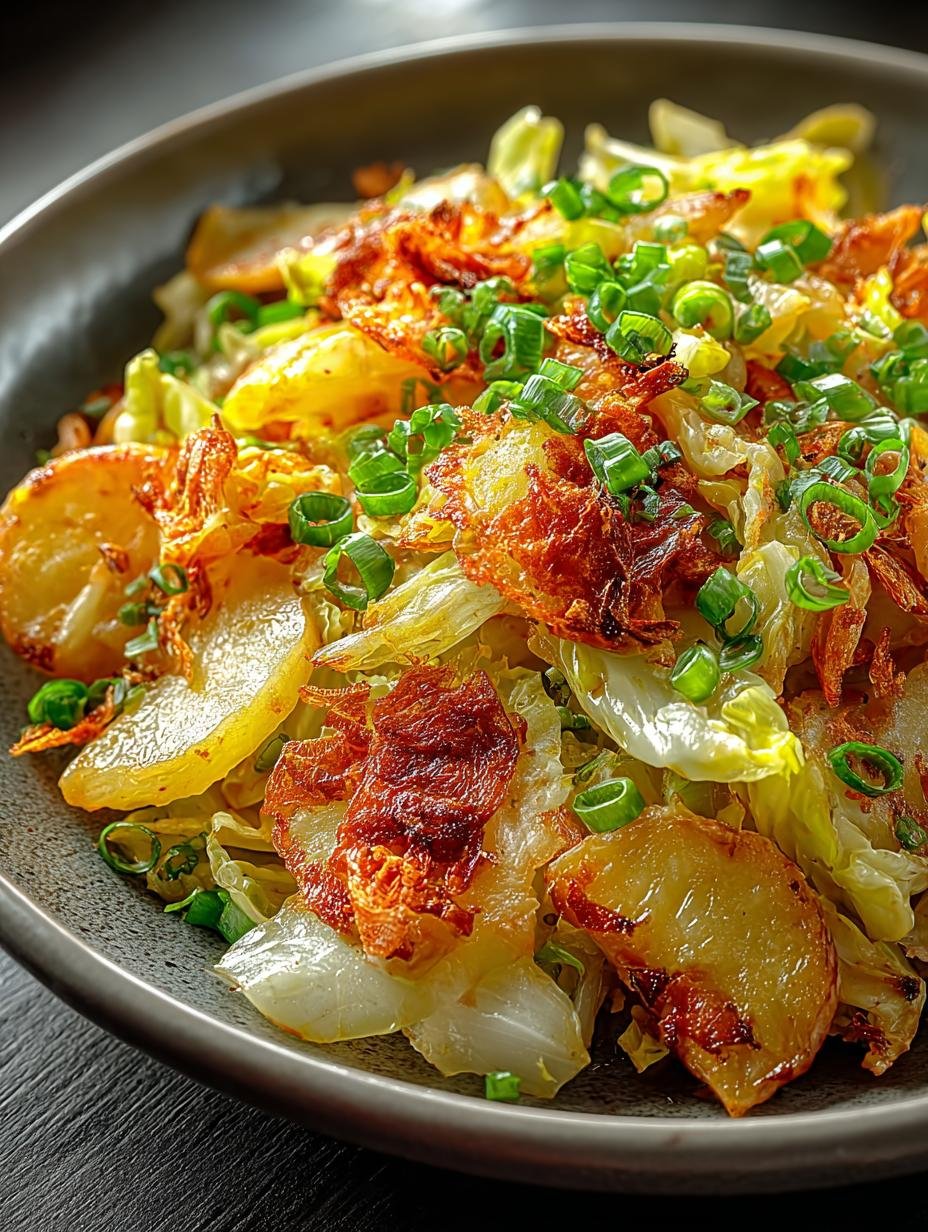 Savory Fried Cabbage Potatoes: A Comforting Delight - Savory Fried Cabbage Potatoes - additional detail