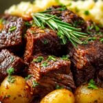 Slow Cooker Garlic Beef