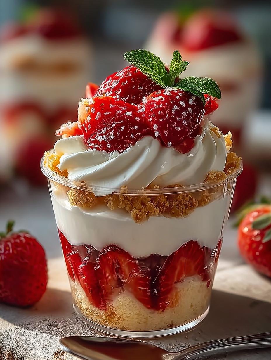 Strawberry Shortcake Cups Incredible Delight - Strawberry Shortcake Cups Incredible - additional detail