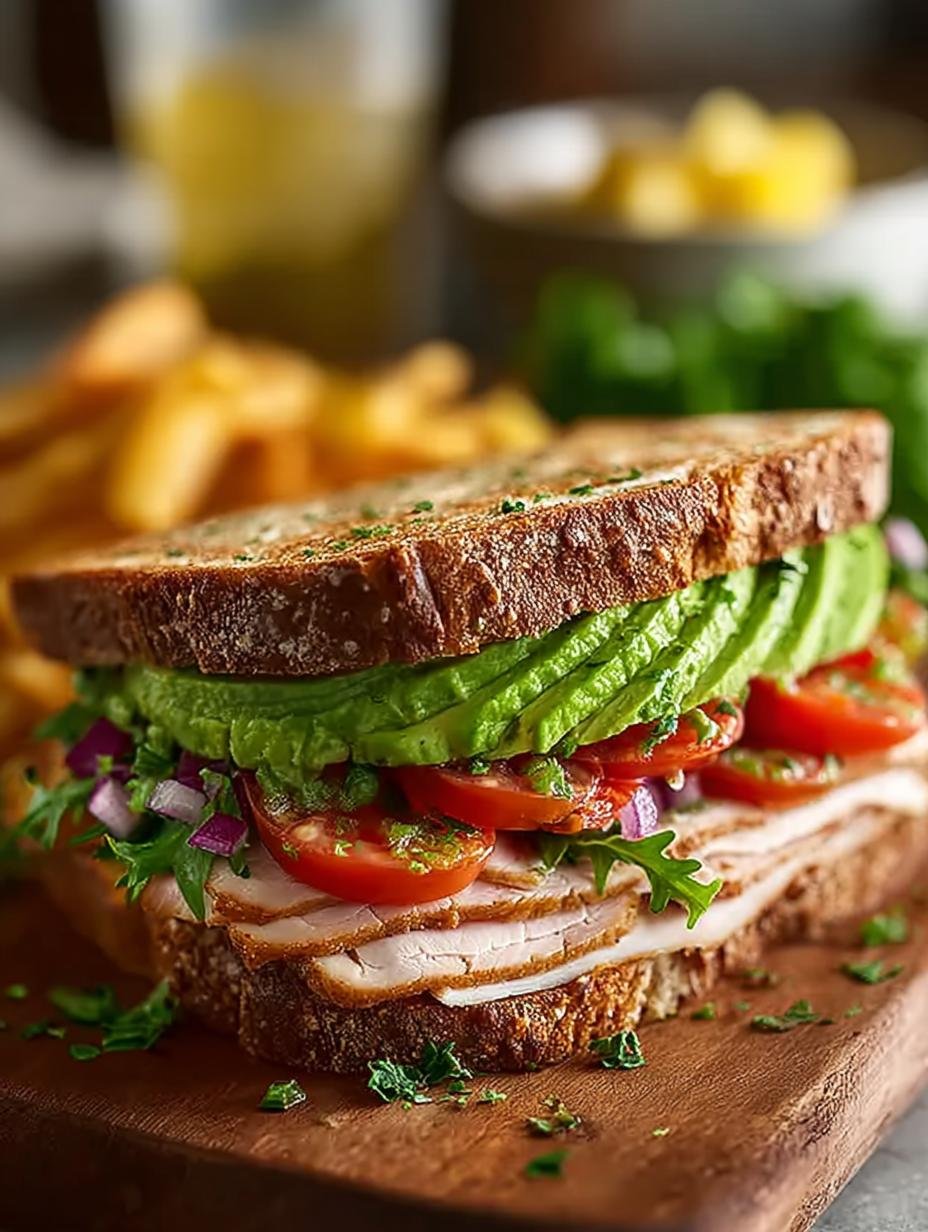 Turkey Avocado Sandwich Incredible