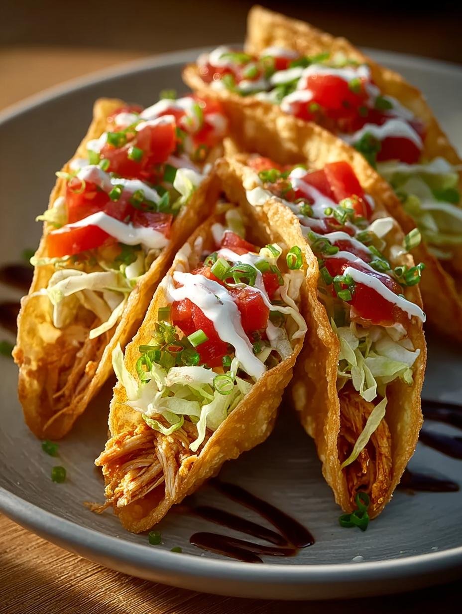 Applebees Chicken Wonton Tacos