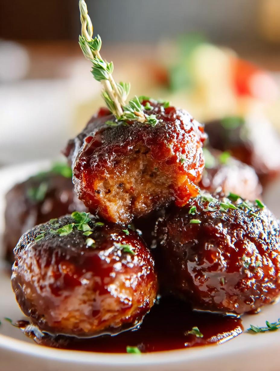 Delicious BBQ Meatballs in 30 Minutes for Everyone - Bbq Meatballs - main visual representation