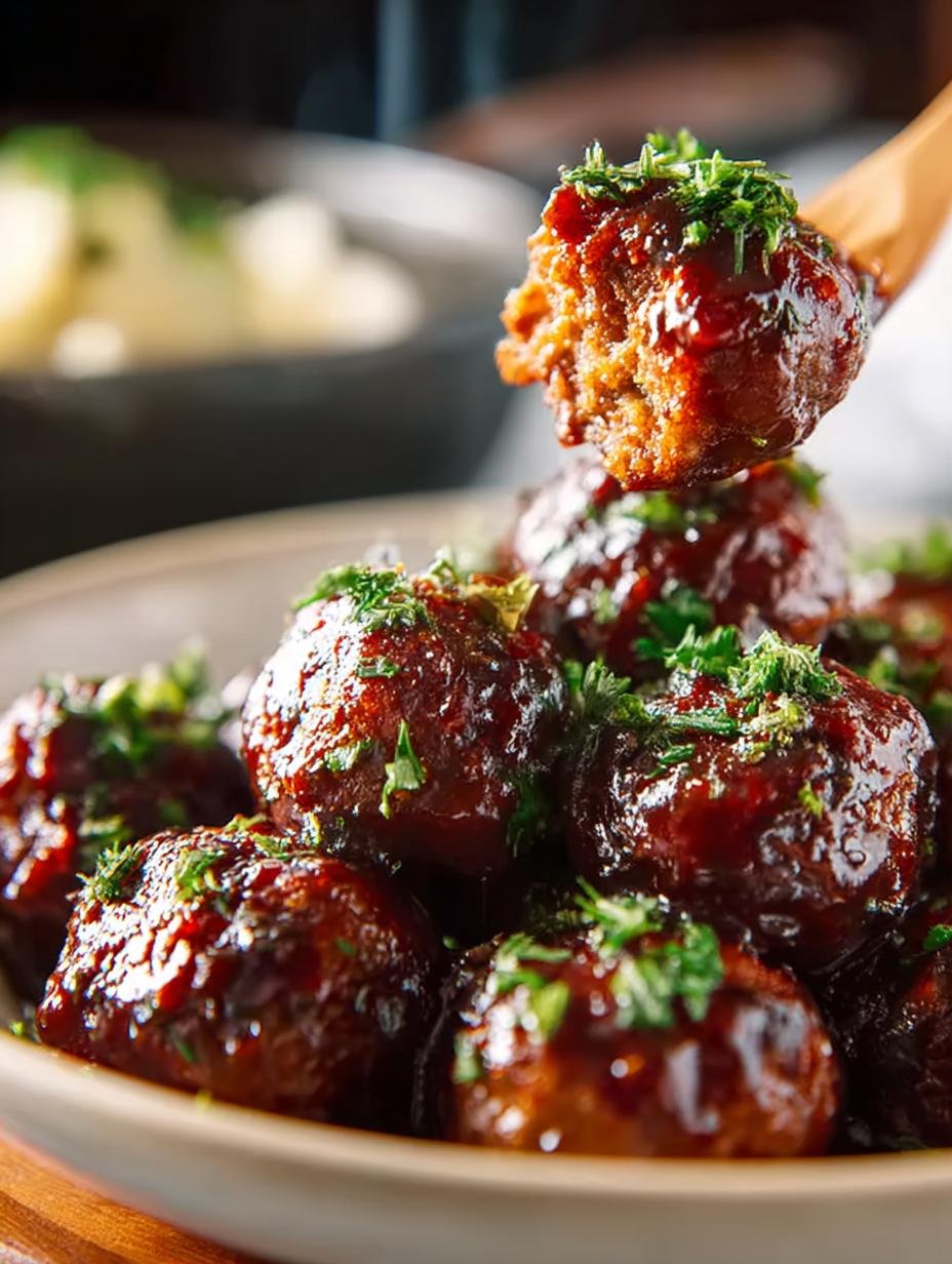 Delicious BBQ Meatballs in 30 Minutes for Everyone - Bbq Meatballs - additional detail