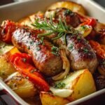 Beef Sausage Tray Bake