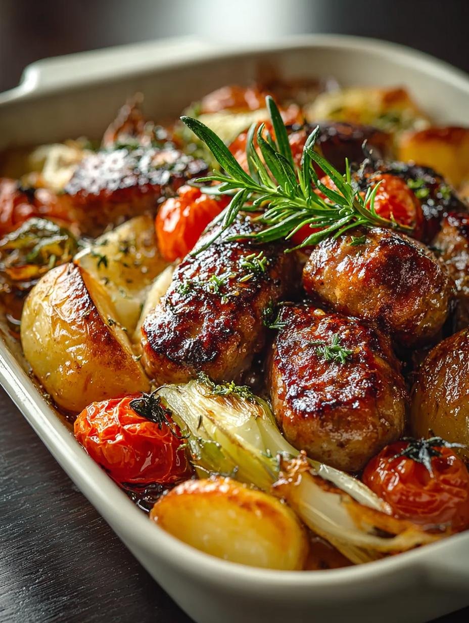 Beef Sausage Tray Bake: 5-Star Comfort Food Delight - Beef Sausage Tray Bake - additional detail