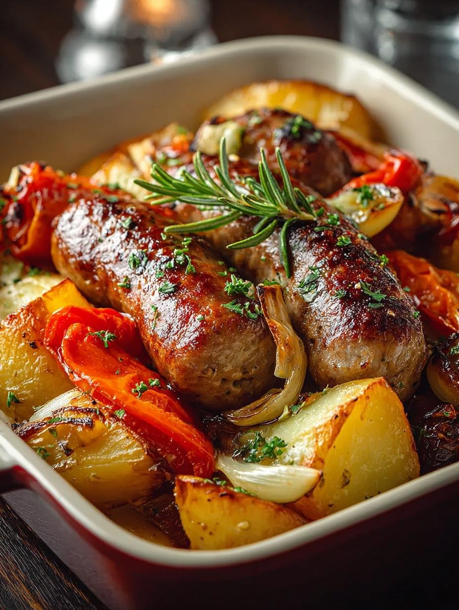Beef Sausage Tray Bake: 5-Star Comfort Food Delight