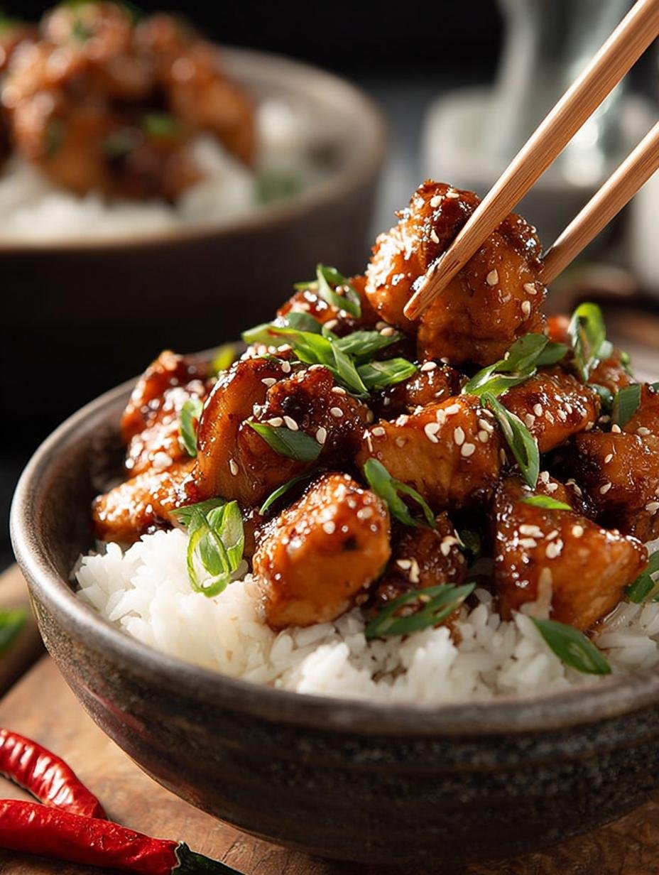 Bourbon Chicken: 30-Minute Sweet and Savory Delight - Bourbon Chicken - main visual representation