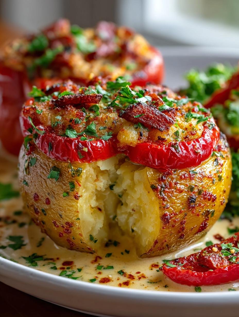 Cajun Potato Stuffed Bell Peppers: 7 Flavorful Secrets - Cajun Potato Stuffed Bell - main visual representation