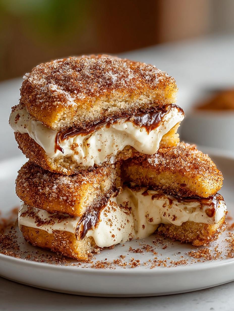 Churro Cheesecake Stuffed Cookies: 24 Irresistible Treats - Churro Cheesecake Stuffed Cookies - main visual representation