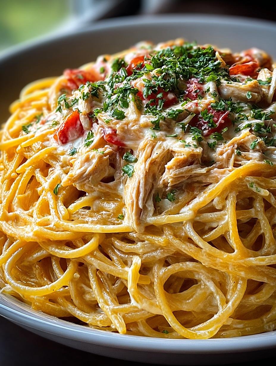 Creamy Crockpot Chicken Spaghetti: 5 Simple Steps - Creamy Crockpot Chicken Spaghetti - main visual representation