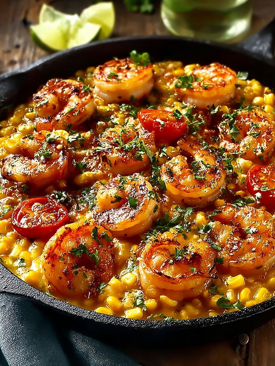 Delicious Creamy Shrimp Corn Skillet Recipe for Comfort