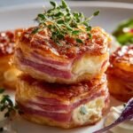 Crispy Beef Ham Cheese