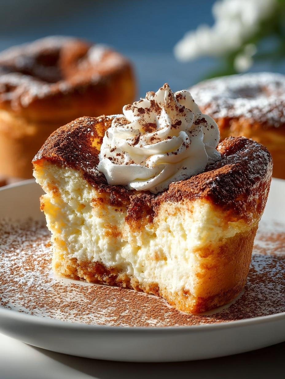 Decadent Cheesecake Stuffed Cinnamon Muffins Recipe - Decadent Cheesecake Stuffed Cinnamon - additional detail
